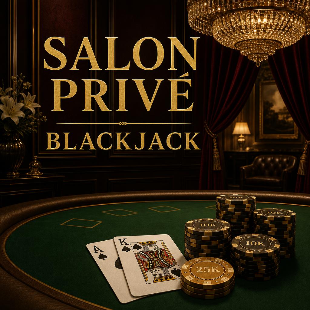 Salon Privé Blackjack — live blackjack game by Evolution — play at Aurelia