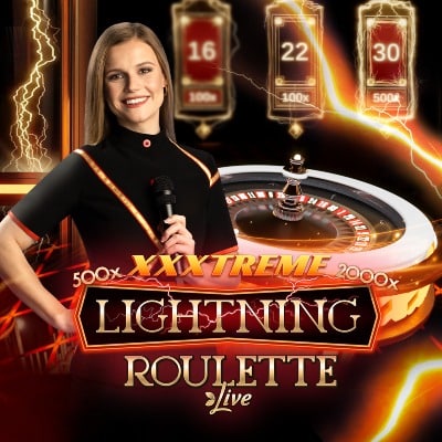 XXXtreme Lightning Roulette — live roulette game by Evolution — play at Aurelia